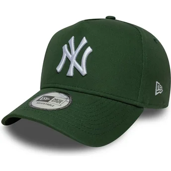 Cepur izliekta zaļš snapback 9FORTY E Frame League Essential no New York Yankees MLB no New Era