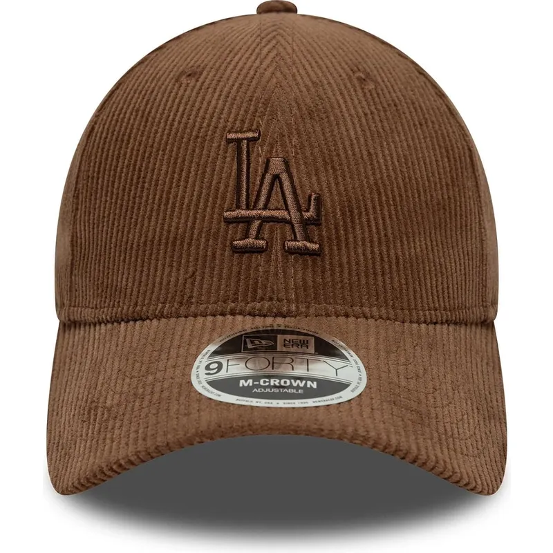 cepur-izliekta-bruns-regulejams-9forty-m-crown-cord-no-los-angeles-dodgers-mlb-no-new-era