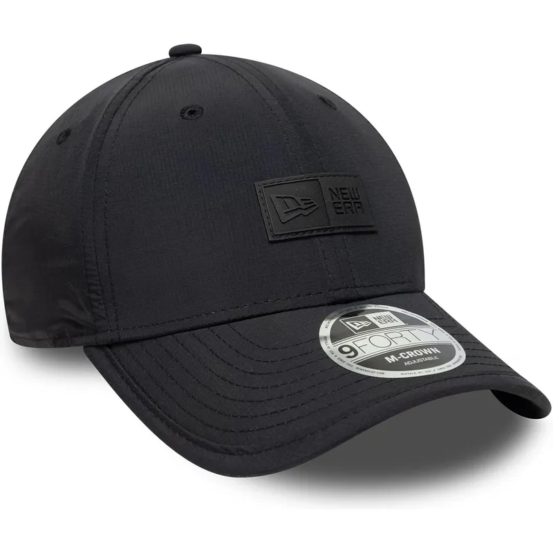 cepur-izliekta-melns-regulejams-9forty-m-crown-sport-no-new-era