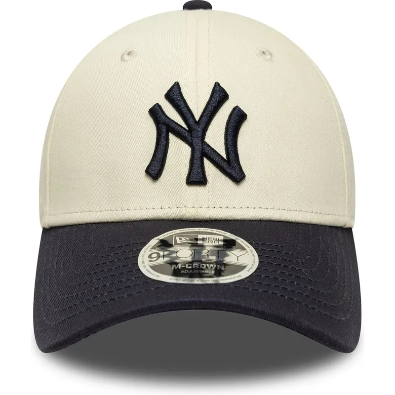 cap-izliekta-beige-snapback-9forty-m-crown-no-new-york-yankees-mlb-no-new-era