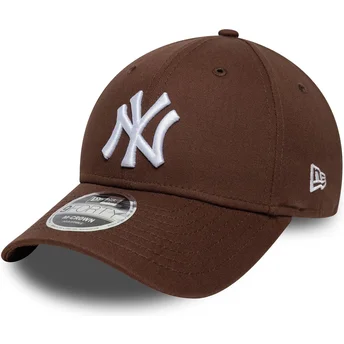 Cepur izliekta brūns snapback 9FORTY M-Crown no New York Yankees MLB no New Era
