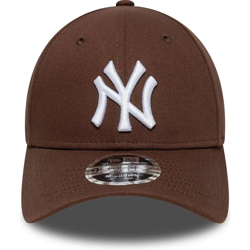 brazowa-czapka-z-daszkiem-snapback-9forty-m-crown-new-york-yankees-mlb-new-era