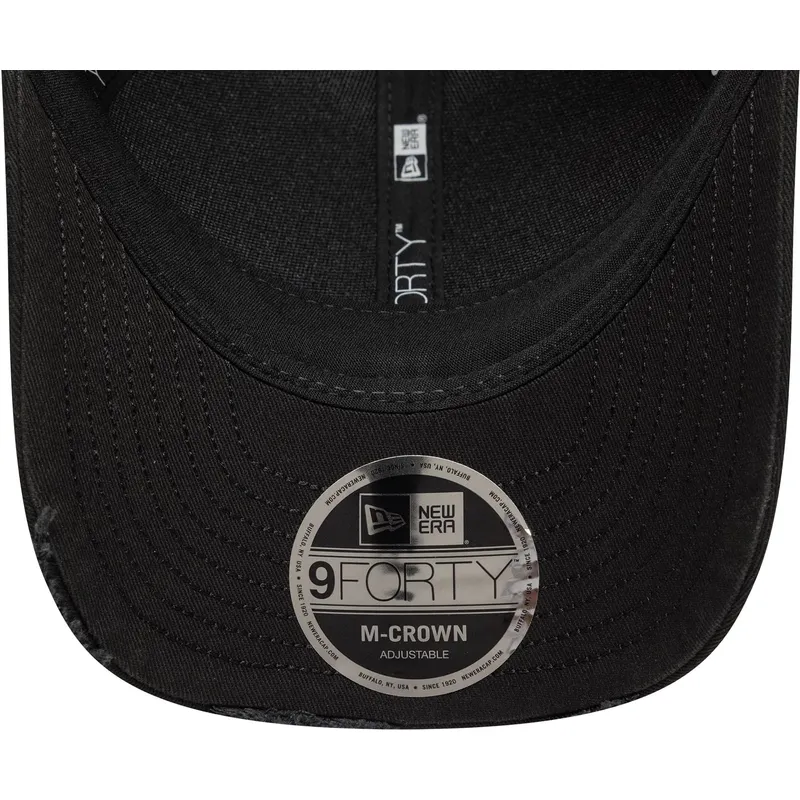 schwarze-verstellbare-gebogene-kappe-9forty-m-crown-distressed-von-moto-guzzi-von-new-era