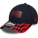 cap-izliekta-navy-blue-snapback-9forty-m-crown-visor-print-no-red-bull-racing-formula-1-no-new-era