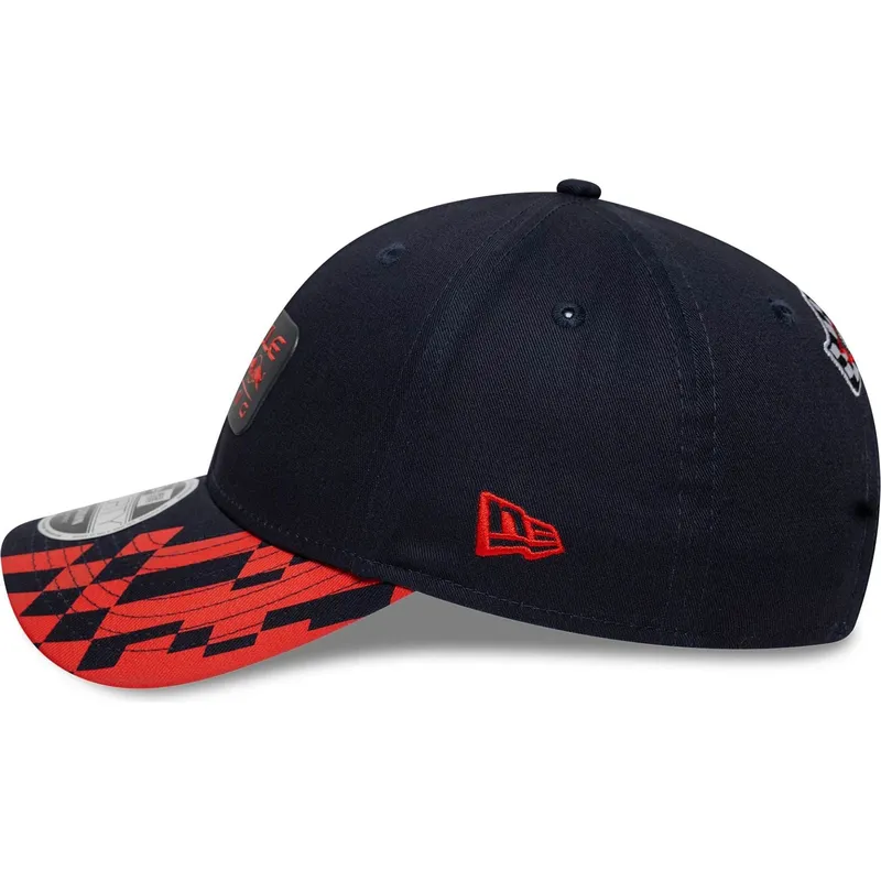 casquette-courbee-bleue-marine-et-rouge-snapback-9forty-m-crown-visor-print-red-bull-racing-formula-1-new-era