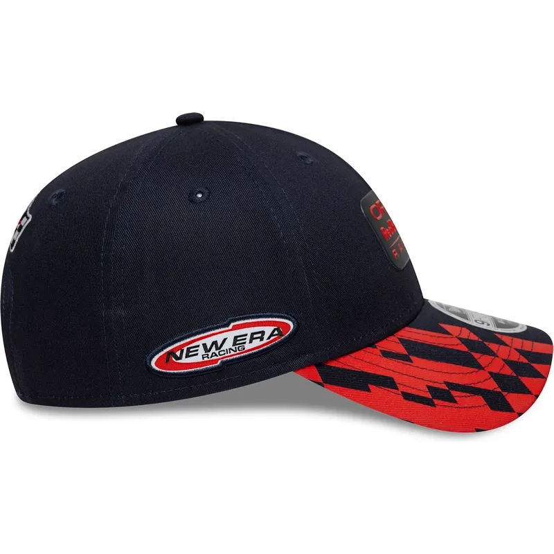 cepur-izliekta-tumsi-zils-snapback-9forty-m-crown-visor-print-no-red-bull-racing-formula-1-no-new-era