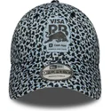 gorra-curva-leopardo-ajustable-9forty-m-crown-de-racing-bulls-f1-team-formula-1-de-new-era