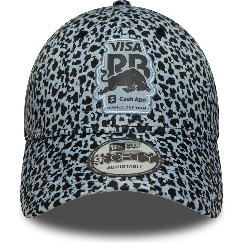 cap-izliekta-leopard-adjustable-strap-9forty-m-crown-no-racing-bulls-f1-team-formula-1-no-new-era