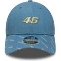 cap-izliekta-blue-snapback-9forty-m-crown-denim-no-valentino-rossi-vr46-motogp-no-new-era
