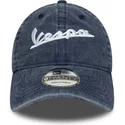 cap-izliekta-blue-adjustable-strap-9twenty-washed-no-vespa-piaggio-no-new-era