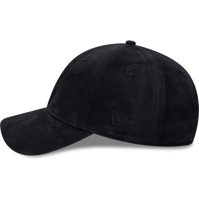 marinbla-bojd-keps-justerbar-med-marinblatt-logo-9twenty-suede-fran-new-york-yankees-mlb-av-new-era