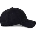 marineblaue-verstellbare-curved-cap-mit-marineblauen-logo-9twenty-suede-der-new-york-yankees-mlb-von-new-era