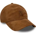 cap-izliekta-brown-adjustable-strap-9twenty-suede-no-new-york-yankees-mlb-no-new-era