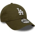cap-izliekta-green-adjustable-strap-9twenty-linen-no-los-angeles-dodgers-mlb-no-new-era