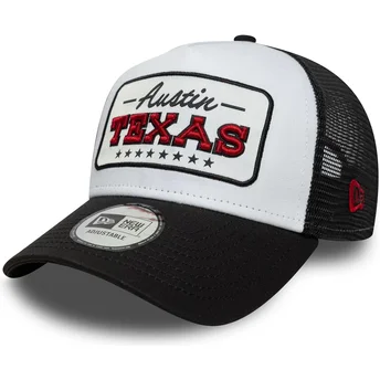 Cepur izliekta šoferis melns snapback A Frame Location no Austin Ciudades y Playas Texas no New Era