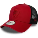cepur-izliekta-truckeris-sarkans-snapback-e-frame-seasonal-no-ducati-motor-motogp-no-new-era