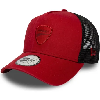 Gorra trucker roja E Frame Seasonal de Ducati Motor MotoGP de New Era
