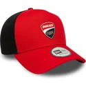 cepur-izliekta-sarkans-snapback-9forty-e-frame-no-ducati-motor-motogp-no-new-era