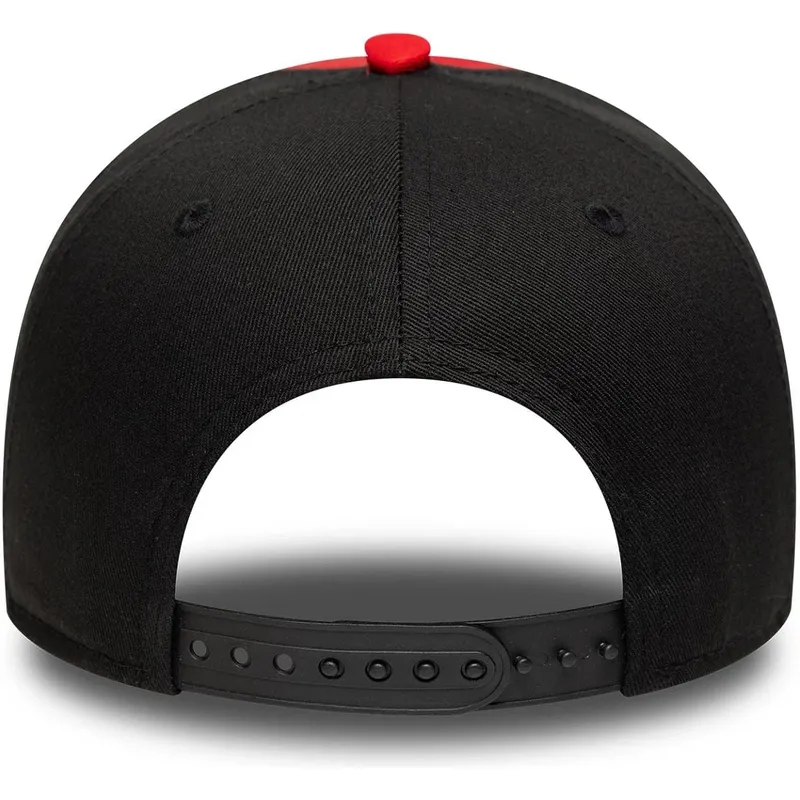 cepur-izliekta-sarkans-snapback-9forty-e-frame-no-ducati-motor-motogp-no-new-era