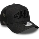 casquette-courbee-noire-snapback-e-frame-laser-etch-denim-valentino-rossi-vr46-motogp-new-era
