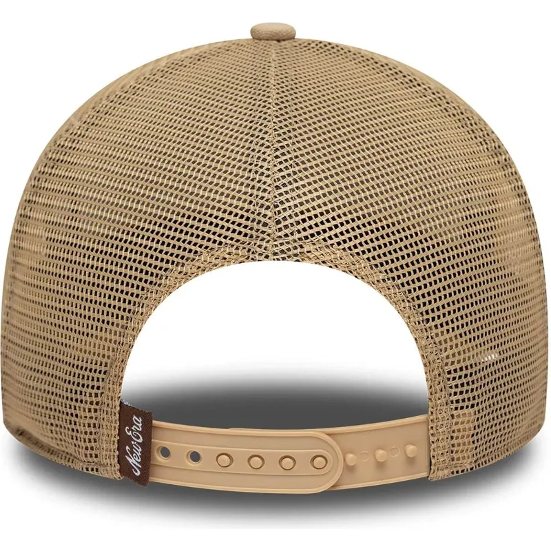 cepur-izliekta-truckeris-bruns-snapback-a-frame-oval-canvas-distress-no-new-era
