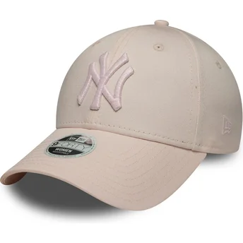 Cap izliekta pink adjustable strap 9FORTY Metallic no New York Yankees MLB no New Era