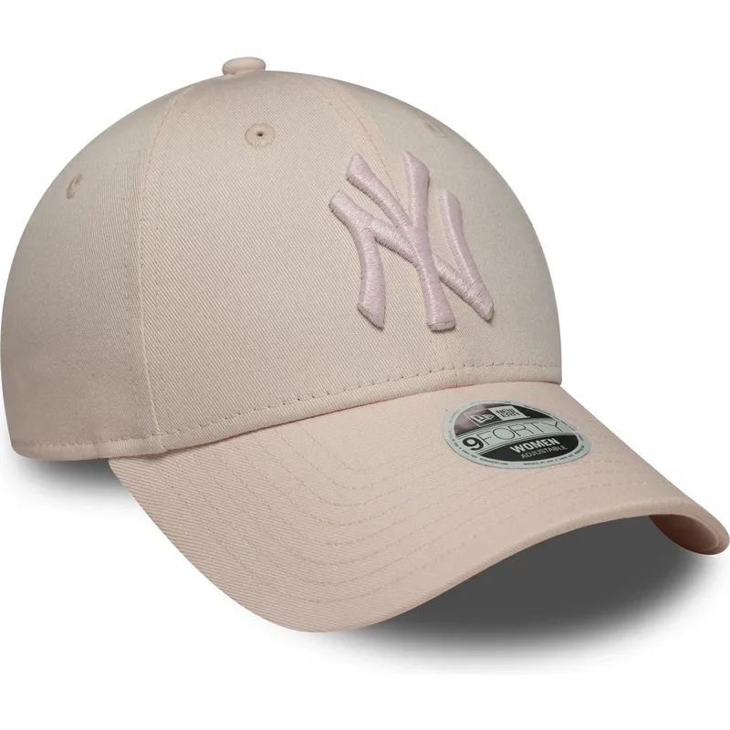 cap-izliekta-pink-adjustable-strap-9forty-metallic-no-new-york-yankees-mlb-no-new-era