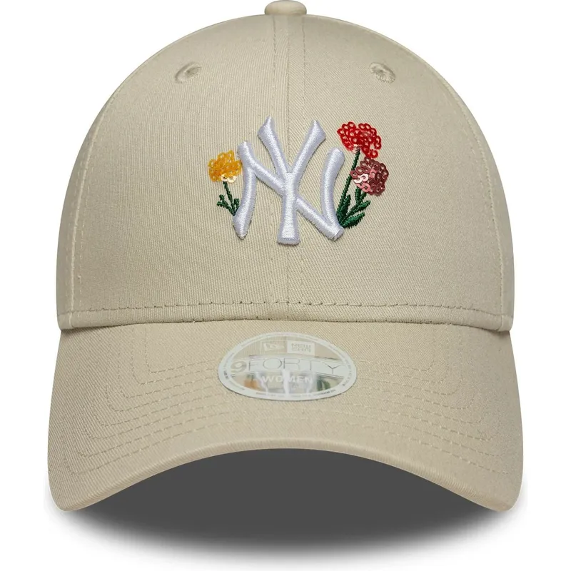 cepur-izliekta-bess-regulejama-lente-9forty-floral-icon-no-new-york-yankees-mlb-no-new-era