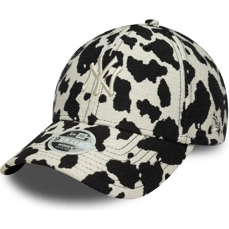 cepur-izliekta-melns-regulejams-9forty-cow-midi-no-new-york-yankees-mlb-no-new-era
