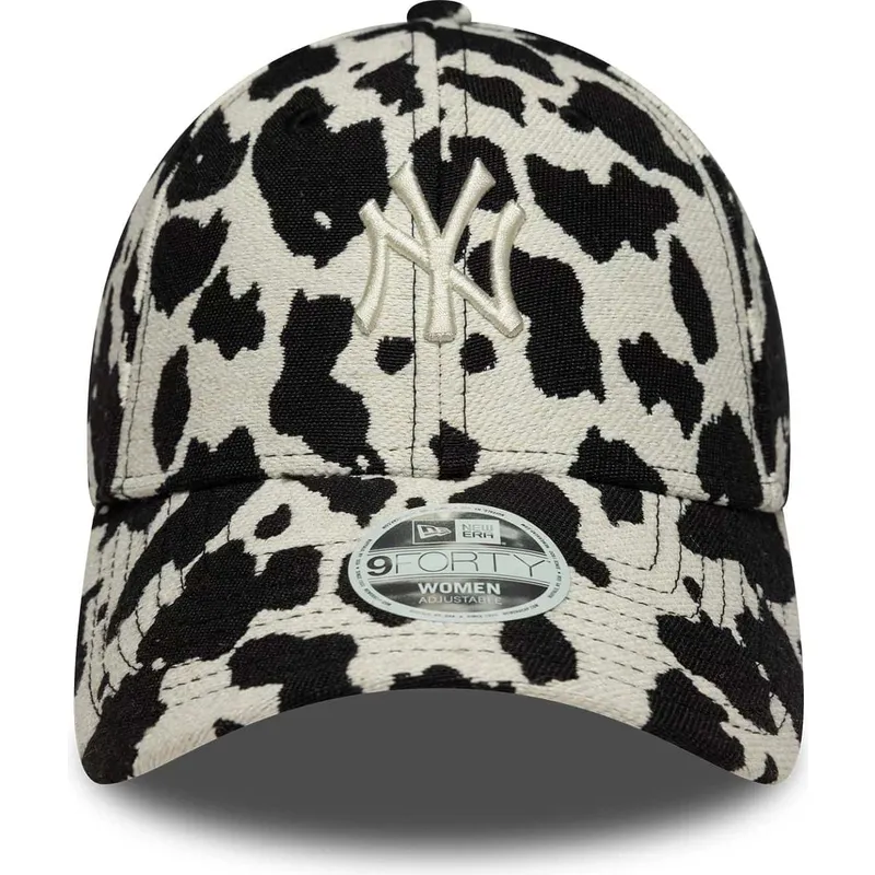 cepur-izliekta-melns-regulejams-9forty-cow-midi-no-new-york-yankees-mlb-no-new-era