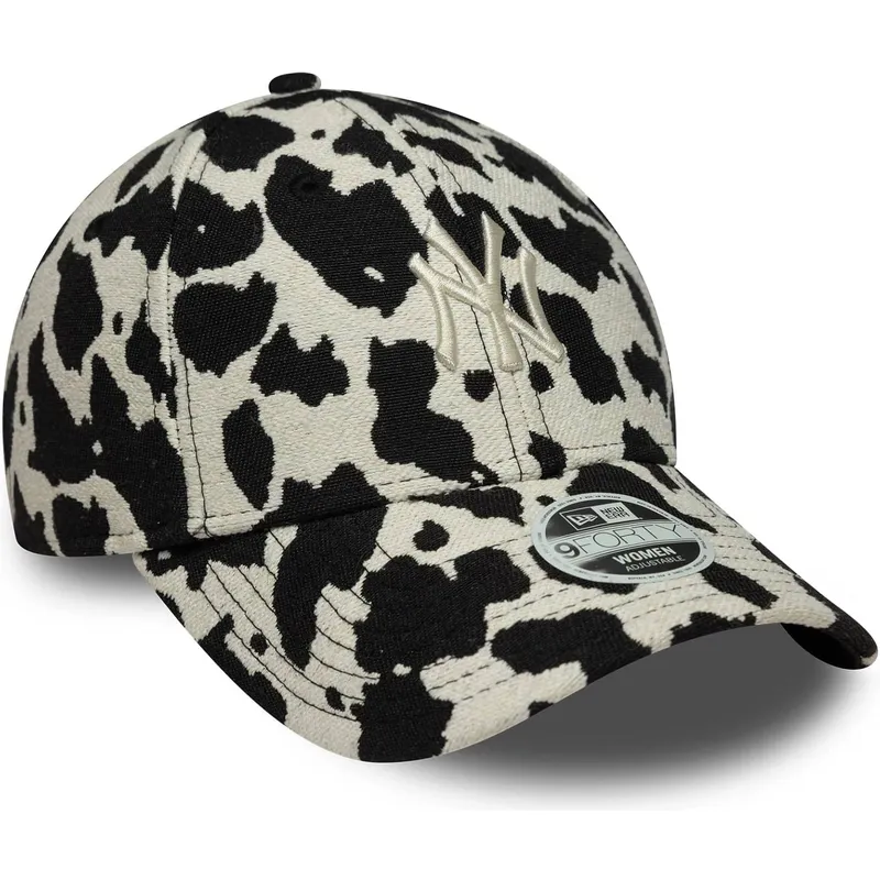 cepur-izliekta-melns-regulejams-9forty-cow-midi-no-new-york-yankees-mlb-no-new-era