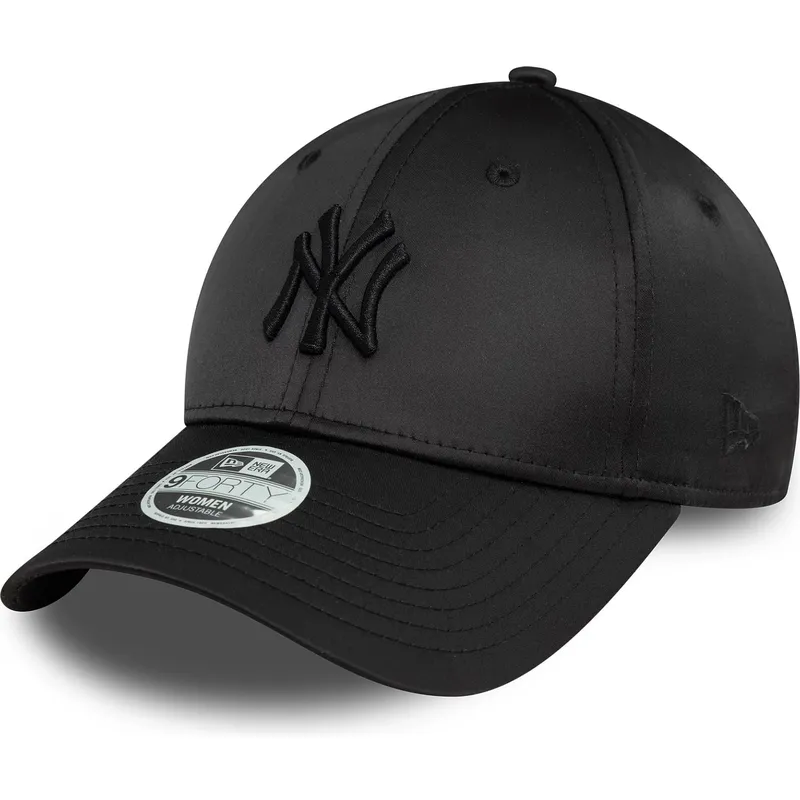 cepur-izliekta-melns-snapback-9forty-satin-no-new-york-yankees-mlb-no-new-era