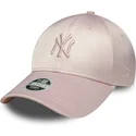 cap-izliekta-pink-adjustable-strap-9forty-satin-no-new-york-yankees-mlb-no-new-era