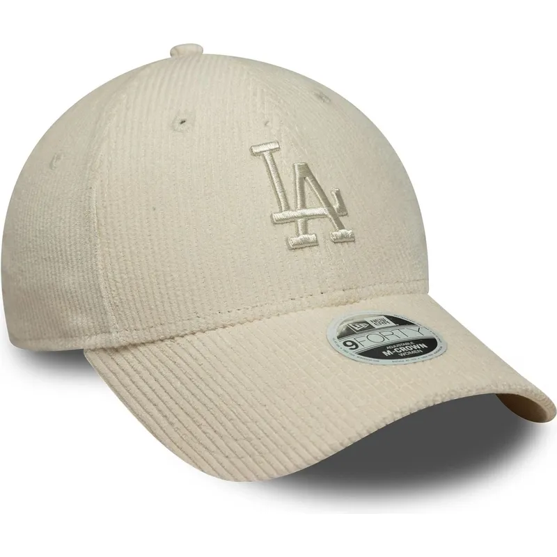 cepur-izliekta-bess-regulejama-lente-9forty-m-crown-pastel-cord-no-los-angeles-dodgers-mlb-no-new-era