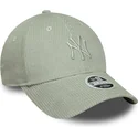 cepur-izliekta-zals-regulejama-lente-claro-9forty-m-crown-pastel-cord-no-new-york-yankees-mlb-no-new-era