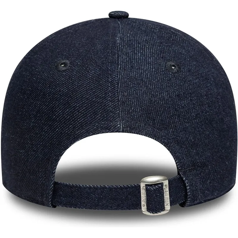 cap-izliekta-navy-blue-adjustable-strap-9twenty-denim-stitch-no-los-angeles-dodgers-mlb-no-new-era