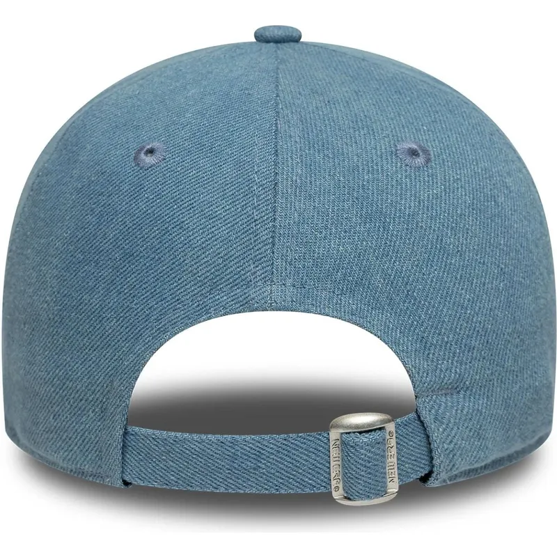 cepur-izliekta-zils-regulejama-lente-9twenty-denim-stitch-no-new-york-yankees-mlb-no-new-era
