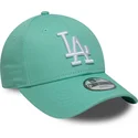 cap-izliekta-green-adjustable-strap-berniem-9forty-league-essential-no-los-angeles-dodgers-mlb-no-new-era