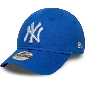 New Era Curved Brim Toddler 9FORTY League Essential New York Yankees MLB Blue Adjustable Cap
