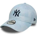 niebieska-zakrzywiona-czapka-regulowana-dla-chlopca-9twenty-tie-dye-new-york-yankees-mlb-new-era