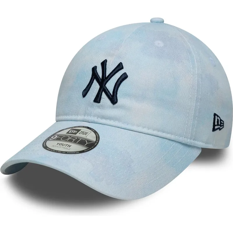 gorra-curva-azul-ajustable-para-nino-9twenty-tie-dye-de-new-york-yankees-mlb-de-new-era