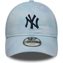 cap-izliekta-blue-adjustable-strap-berniem-9twenty-tie-dye-no-new-york-yankees-mlb-no-new-era
