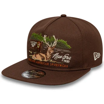 Cap plakana brown adjustable strap 19TWENTY no New Era