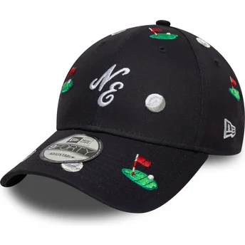 Cap izliekta navy blue adjustable strap 9FORTY no New Era