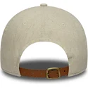cap-izliekta-beige-adjustable-strap-9twenty-linen-no-new-york-yankees-mlb-no-new-era