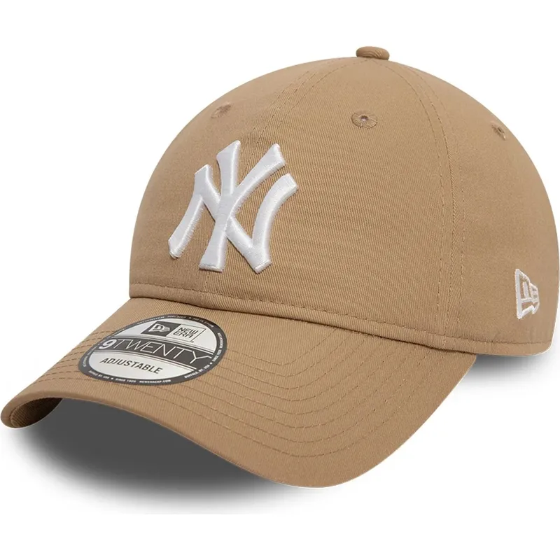 cepur-izliekta-bruns-regulejama-lente-claro-9twenty-league-essential-no-new-york-yankees-mlb-no-new-era