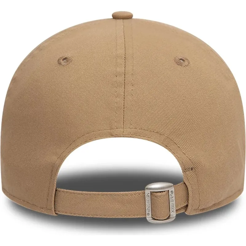 casquette-courbee-marron-claire-ajustable-9twenty-league-essential-new-york-yankees-mlb-new-era