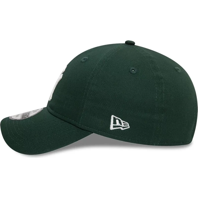 gorra-curva-verde-oscuro-ajustable-9twenty-league-essential-de-new-york-yankees-mlb-de-new-era