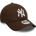 cap-izliekta-brown-adjustable-strap-9twenty-league-essential-no-new-york-yankees-mlb-no-new-era