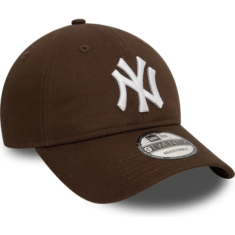cepur-izliekta-bruns-regulejama-lente-9twenty-league-essential-no-new-york-yankees-mlb-no-new-era